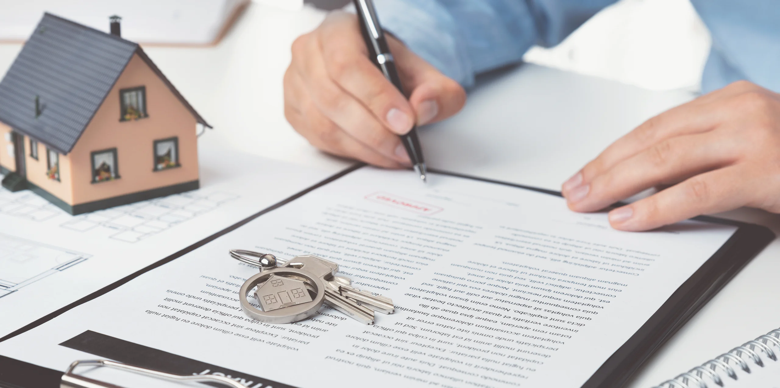 56579866 real estate agent with home keys