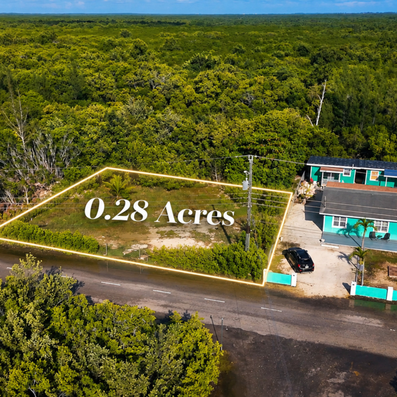 20261008145849 Aerial Highlighted Tropical Lot for Sale