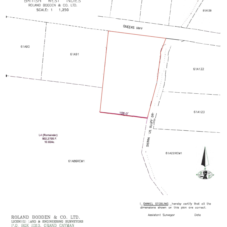 1.5 ACRES ON QUEENS HIGHWAY | EAST END